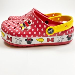 Crocs Disney Minnie Mouse Light up Girls Size 3